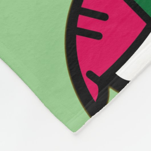 Cartoon Kawaii Sushi, visrijst en zeewier Fleece Deken (Hoek)