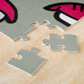 Cartoon Kawaii Sushi, visrijst en zeewier Legpuzzel (Zijkant)