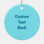 Cartoon keramisch ornament (Achterkant)