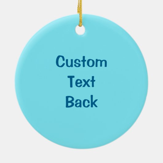 Cartoon keramisch ornament (Achterkant)