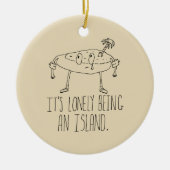 Cartoon Keramisch Ornament (Voorkant)