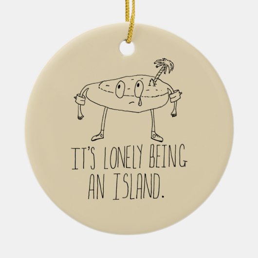 Cartoon Keramisch Ornament (Voorkant)