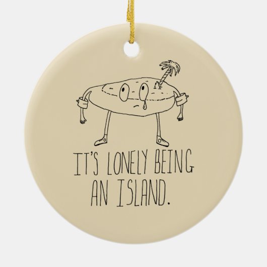 Cartoon Keramisch Ornament (Achterkant)