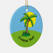 Cartoon keramisch Ornament voor palmbomen (Rechts)