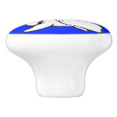 Cartoon keramische meeuw knop (Zijkant)