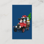 Cartoon kerst informatiekaartje (Voorkant)