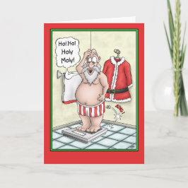 Cartoon Kerst Kaart: Holy Moly Feestdagen Kaart