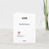 Cartoon Kerst Kaarten - Klaagster Rendieren (Achterkant)