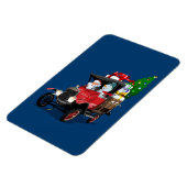 Cartoon kerst magneet (Linkerzijde)