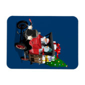 Cartoon kerst magneet (Horizontaal)