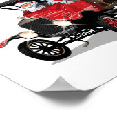 Cartoon kerst poster (Hoek)