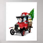 Cartoon kerst poster (Voorkant)