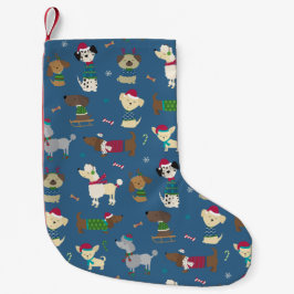 Cartoon Kerst Pups Kleine Kerstsok