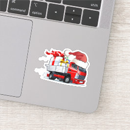 Cartoon kerst sticker