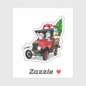 Cartoon kerst sticker (Vel)