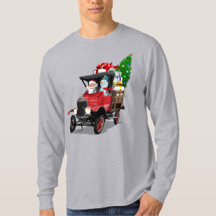 Cartoon kerst t-shirt