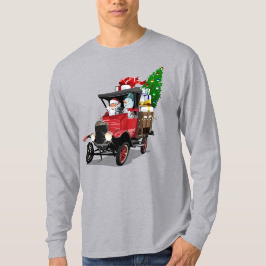 Cartoon kerst t-shirt (Voorkant)