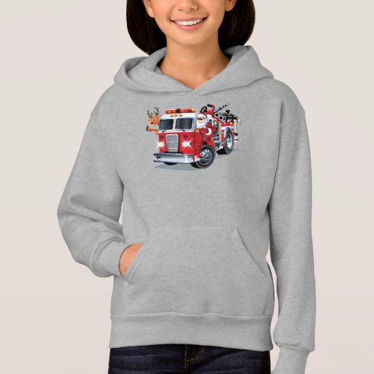 Cartoon kerstakelwagen (Voorkant)