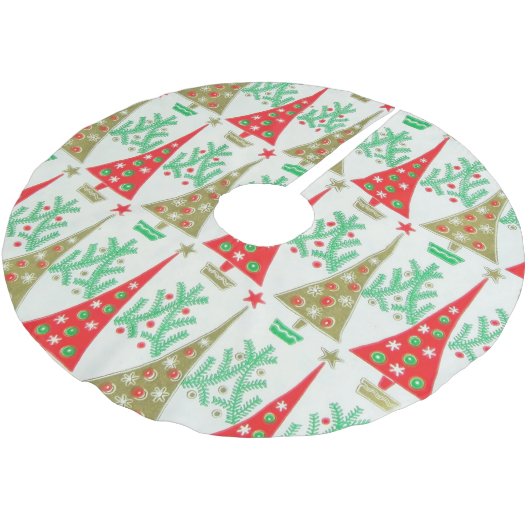 cartoon kerstboomrok 1950 kerstboom rok (Gekanteld)