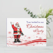 Cartoon kerstfeest kaart (Staand voorkant)