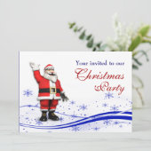 Cartoon kerstfeest kaart (Staand voorkant)