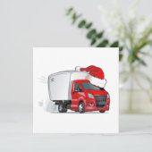 Cartoon kerstgroetkaart (Staand voorkant)