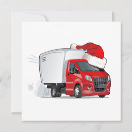 Cartoon kerstgroetkaart