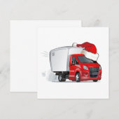 Cartoon kerstkaart (Voorkant / Achterkant)