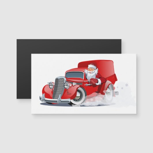 Cartoon kerstkaart (Voorkant / Achterkant)