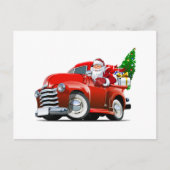 Cartoon kerstkaart briefkaart (Voorkant)