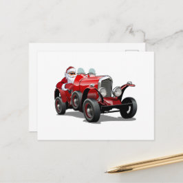 Cartoon kerstkaart briefkaart