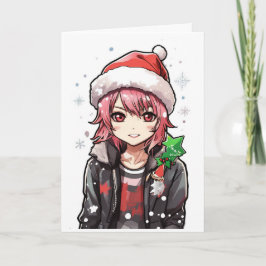 cartoon kerstkaart kaart