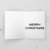 cartoon kerstkaart kaart (Binnen)