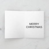 cartoon kerstkaart kaart (Binnen)