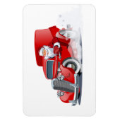 Cartoon kerstkaart magneet (Verticaal)