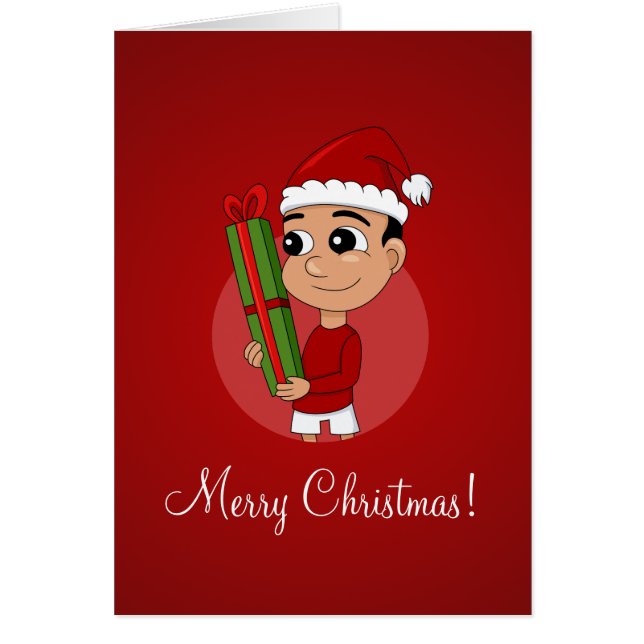 Cartoon kerstman (Voorkant)