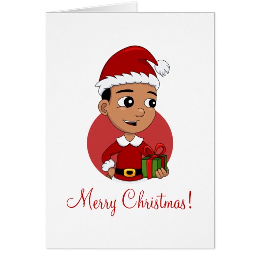 Cartoon kerstman (Voorkant)