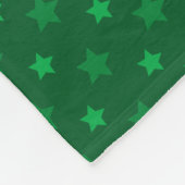 Cartoon kerstman fleece deken (Hoek)