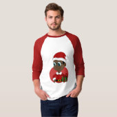 Cartoon kerstman t-shirt (Voorkant volledig)