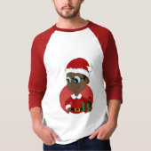 Cartoon kerstman t-shirt (Voorkant)