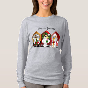 Cartoon Kerstmis Santa  T-shirt