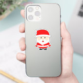 Cartoon Kerstmis Sinterklaas Sticker (Telefoon)