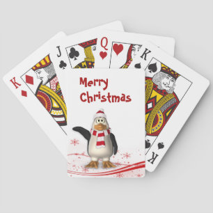 Cartoon kerstmis speelkaarten