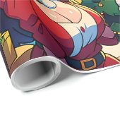 Cartoon kerstpapier cadeaupapier (Rol Hoek)