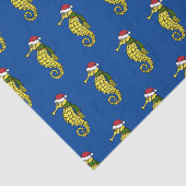 Cartoon-kerstseseahorse-tissue paper tissuepapier (Detail)