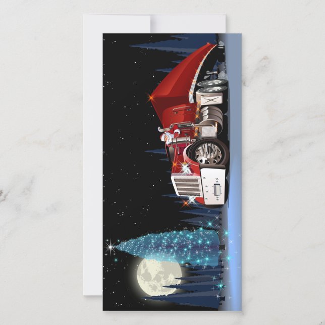 Cartoon Kersttruck (Voorkant)