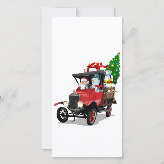 Cartoon Kersttruck (Voorkant)
