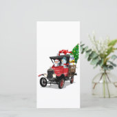 Cartoon Kersttruck (Staand voorkant)