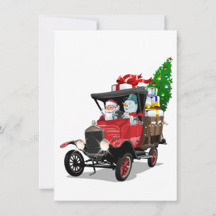 Cartoon Kersttruck