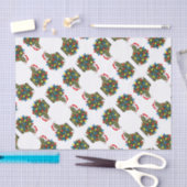 Cartoon kerstverlichting voor schildpad tissuepapier (Craft)